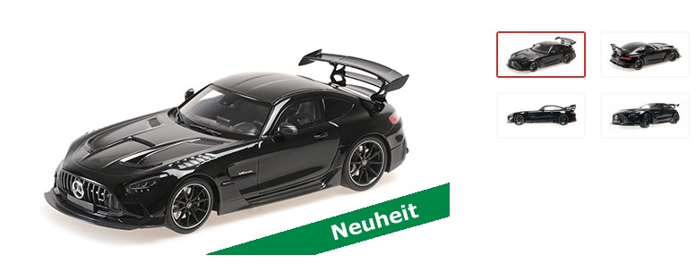 Merc.AMG GT Black Series`2020 Mercedesa schwarz metallic 1:18 Die Cast