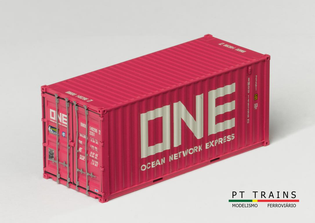 1:87 20´DV Container ONE rosa Behälternummer: BMOU 1492967