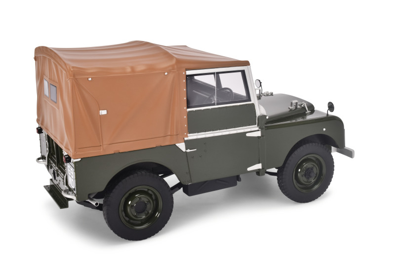 Land Rover 80 dunkelgrün 1:12 geschlossenes Softtop `1946 Resin PRO.R limitiert 500 Stück
