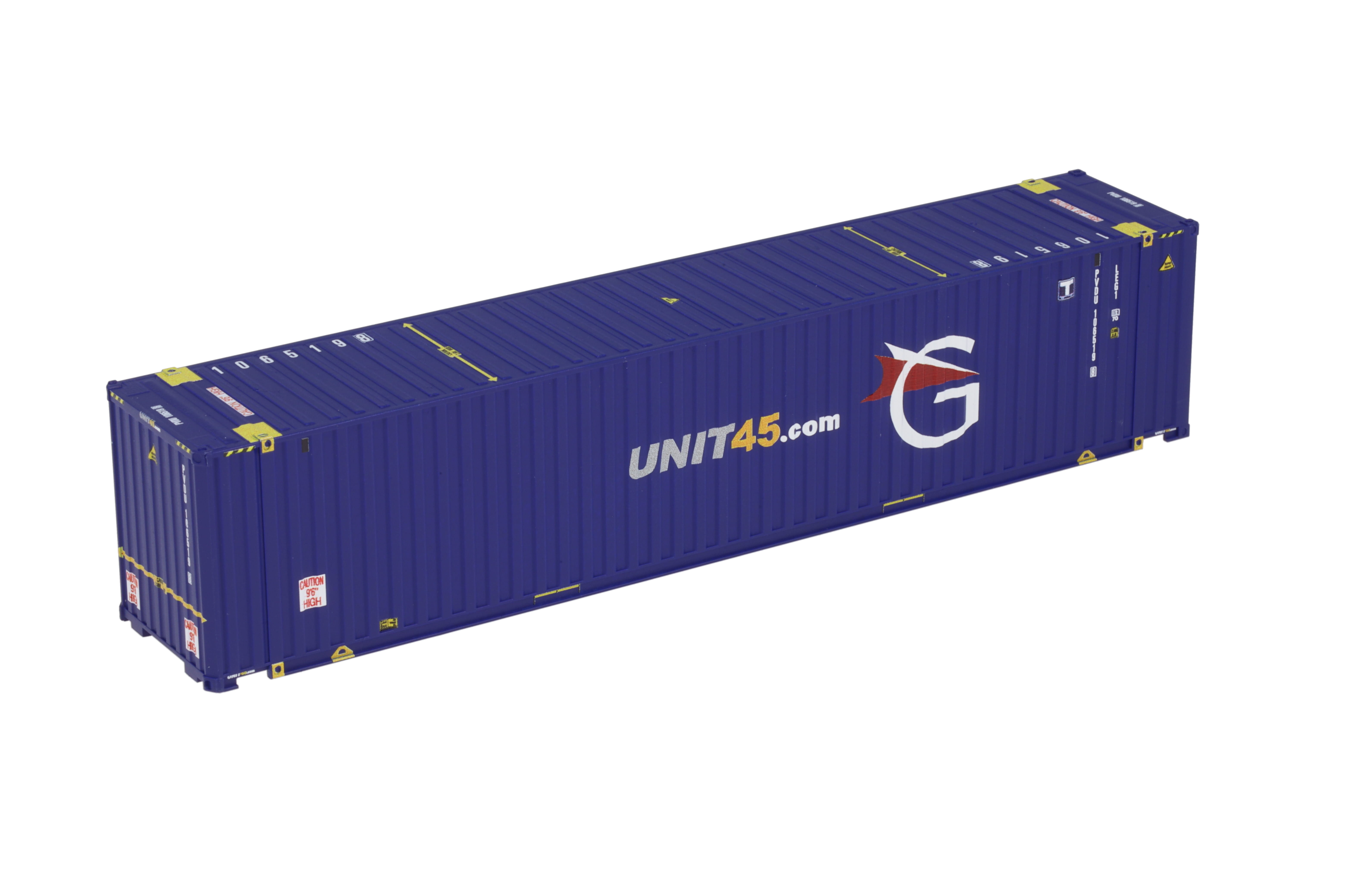 1:87 45´ Container UNIT45 mit Zusatzlogo "Gopet Trans", WB-A HC (Euro), # PVDU 106519