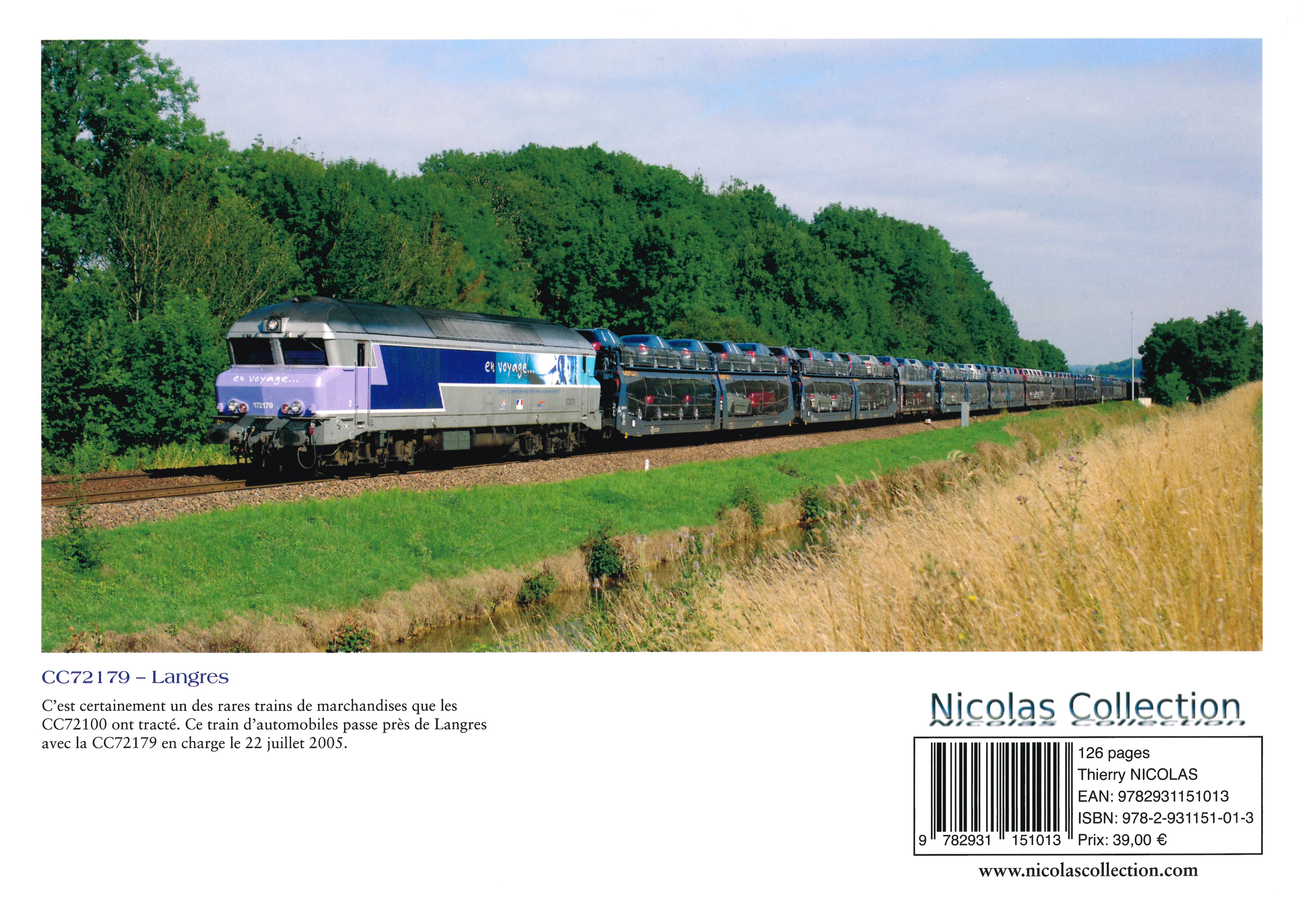 Buch SNCF CC 72100 Thierry Nicolas Collection