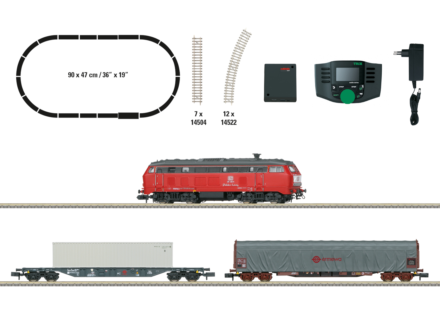 Digital-Startset Güterzug BR218 Ep.VI
