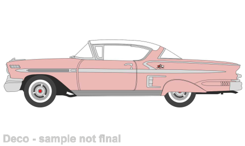 Chevrolet Impala Sport Coupe rosa 1958