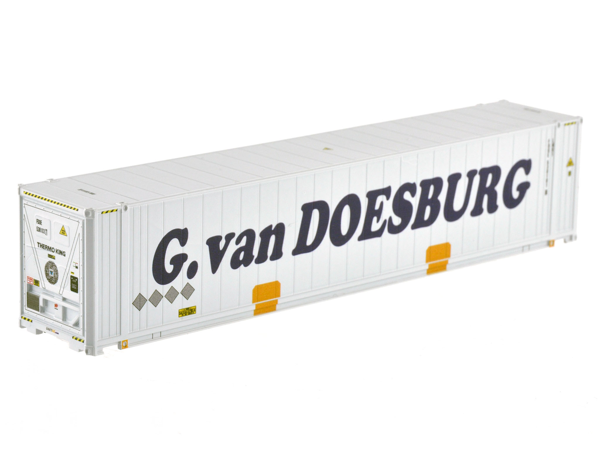 1:87 45´ Reefer VAN DOESBURG WB-A / Ct45´ (Euro) Reefer (E), "G. van Doesburg", # FDOE 530101