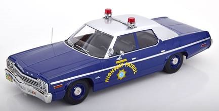 Dodge Monaco Nevada Highway Patrol 1974 blau 1:18