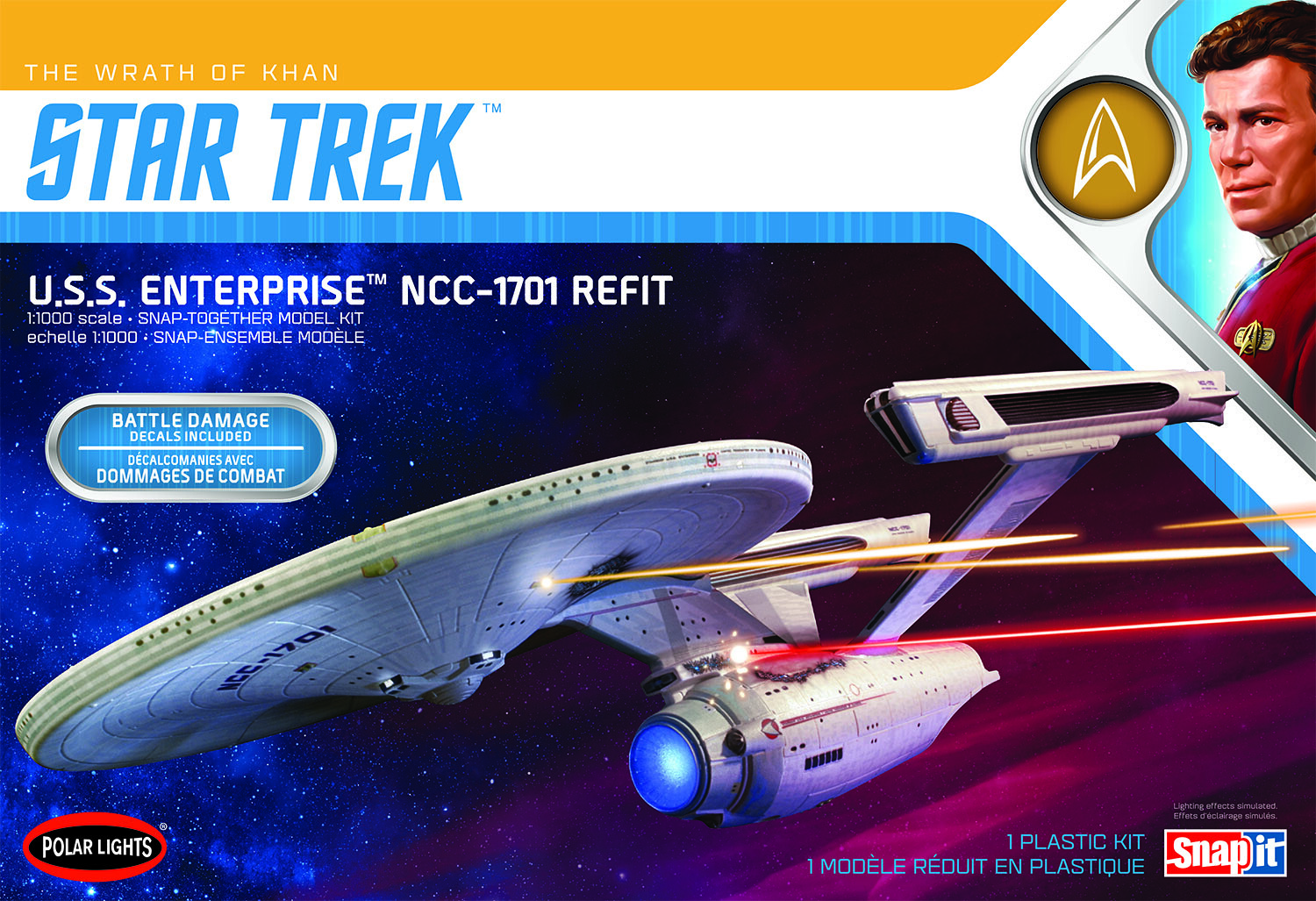 Star trek USS Enterprise NCC -1701 Refit