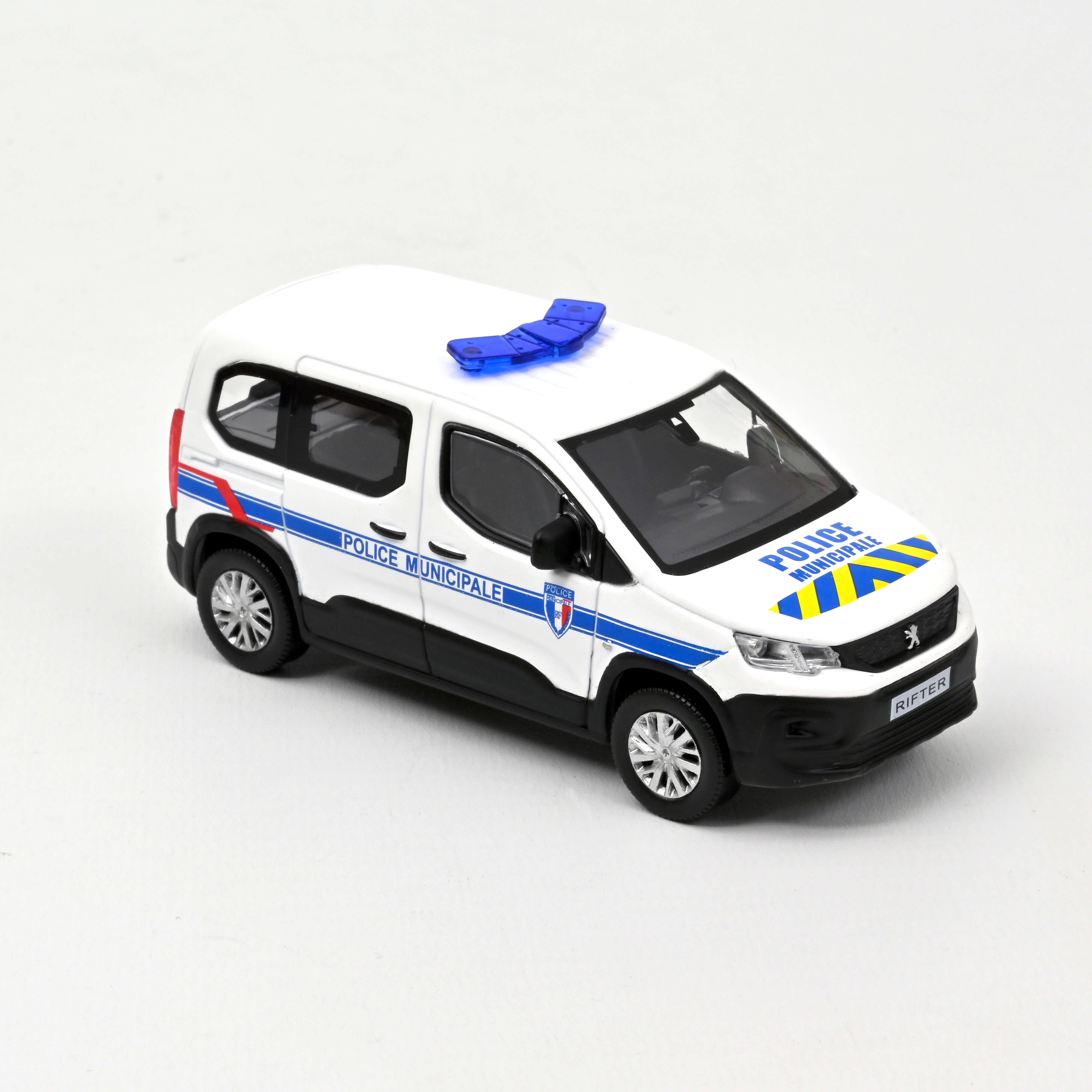Peugeot Rifter´19 Police Police Municipale with blue & yellow stripping