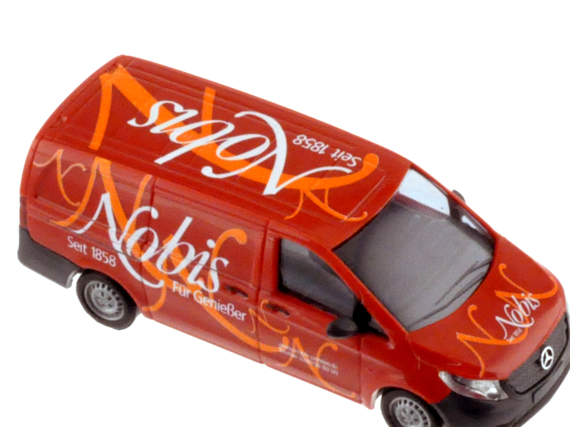 Mercedes Vito Nobis Printen aktuelles Fahrzeug des Aachener Printenherstellers Nobis