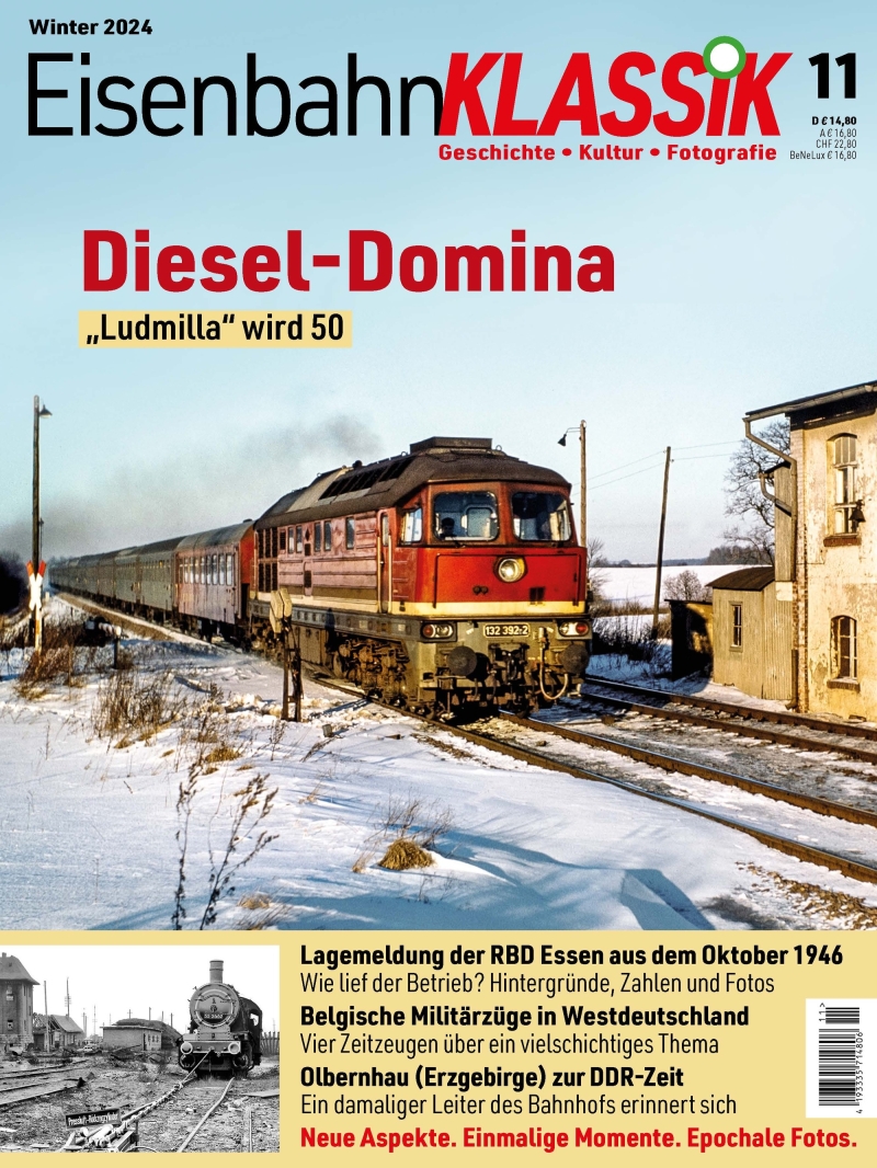 Zeitschr. EisenbahnKlassik 11 Winter 2024 - Diesel "Domina" - Ludmilla wird 50