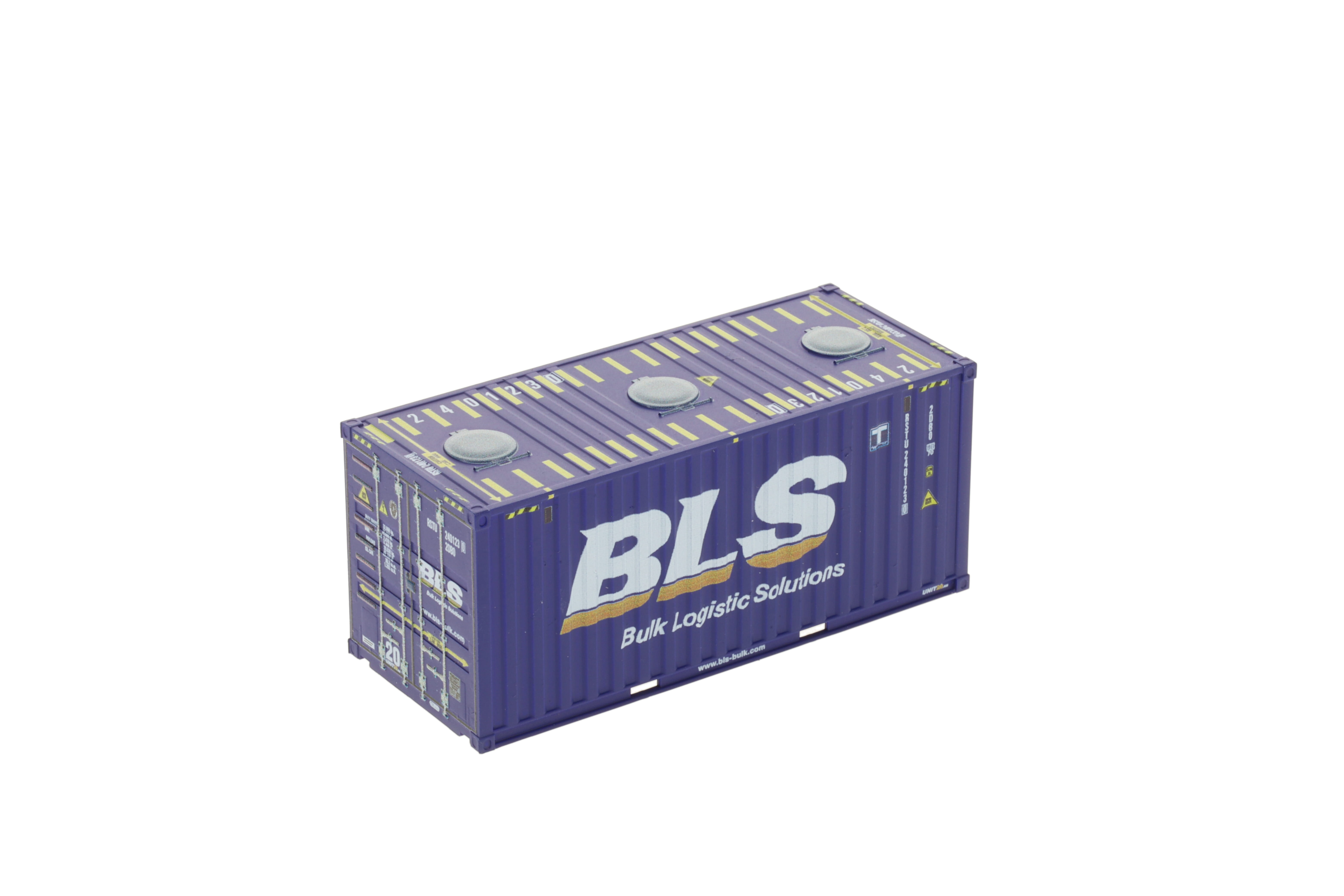 1:87 20´BulkContainer BLS Spundwand-Bulkcontainer, "Bulk Logistic Solution", Behälternummer: RSTU 240123