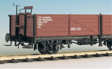 Spur 0e 2-achsig Schmalspur- Güterwagen incl. Magic Train Fahrwerk, Komplettbausatz