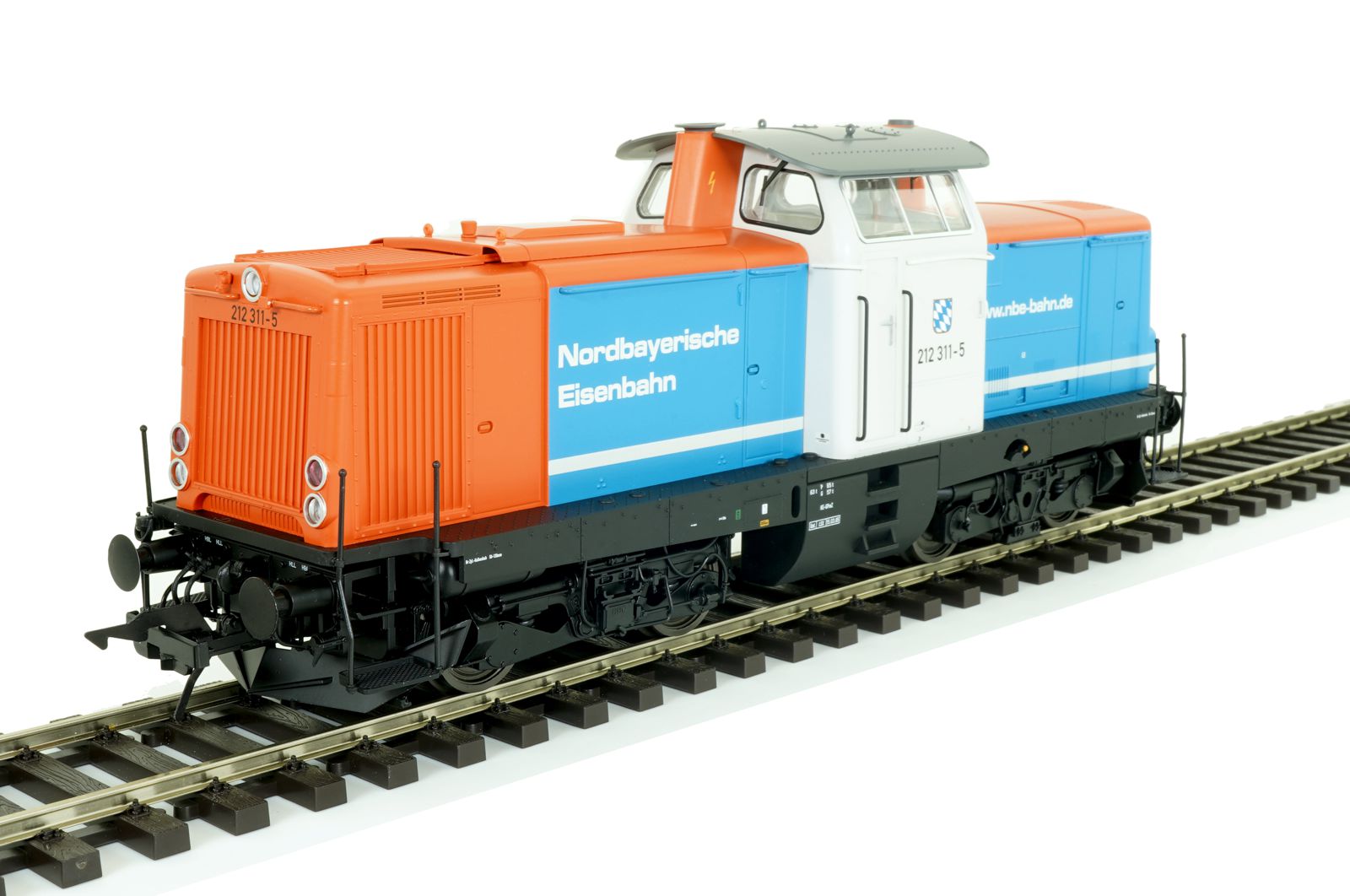 NbE Diesellok BR 212 Ep5-6 Nordbayerische Eisenbahn, Betr-Nr.: 212 311-5, Edition-Modell