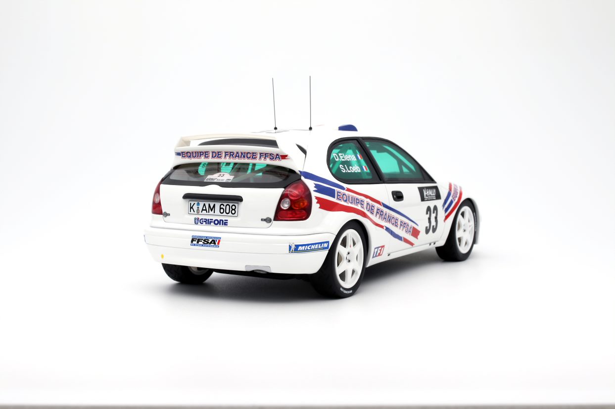 Toyota Corolla WRC Tour de Corse 2000 1:18