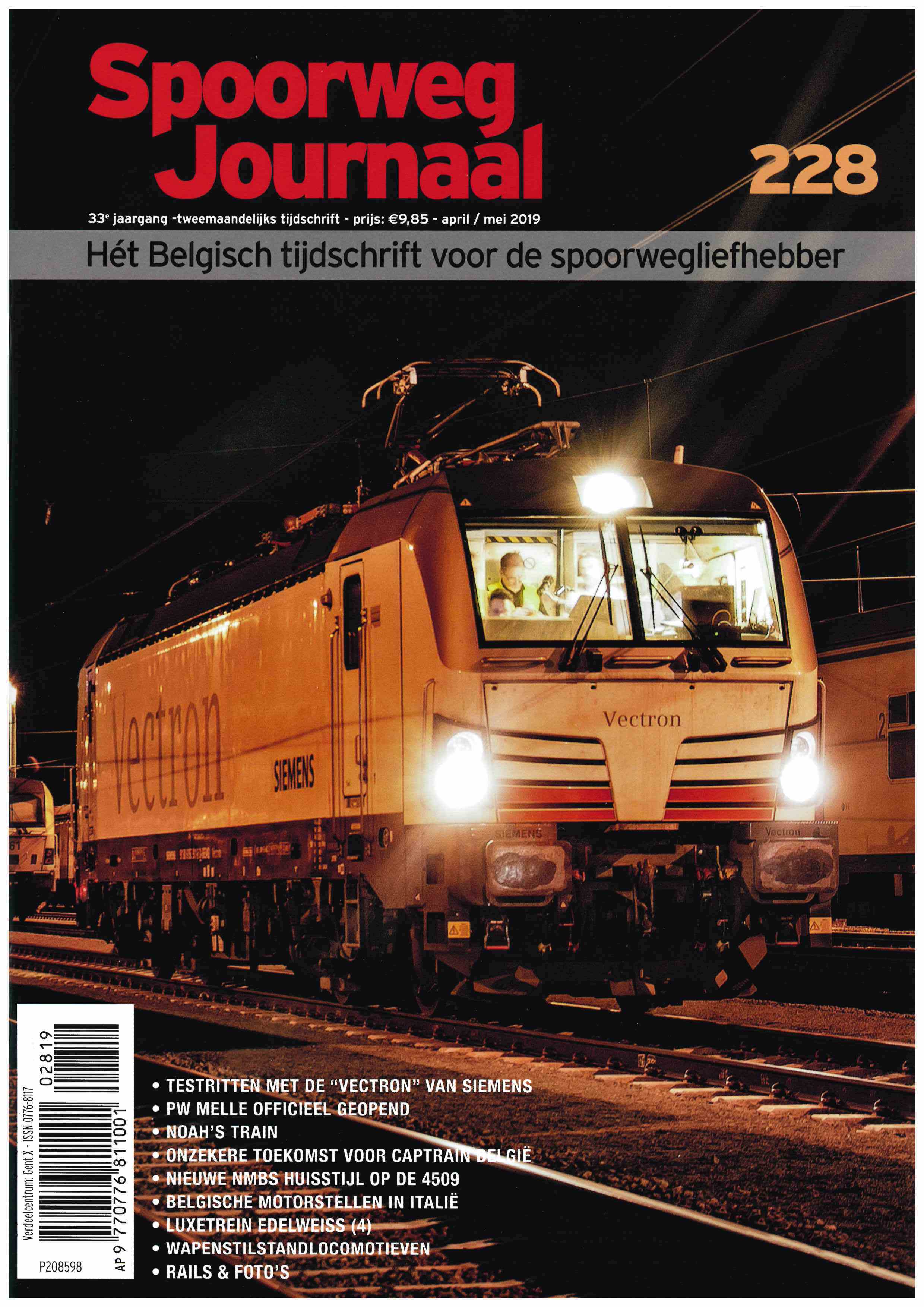 Spoorweg Journal 228 niederländische/flämische Ausgabe