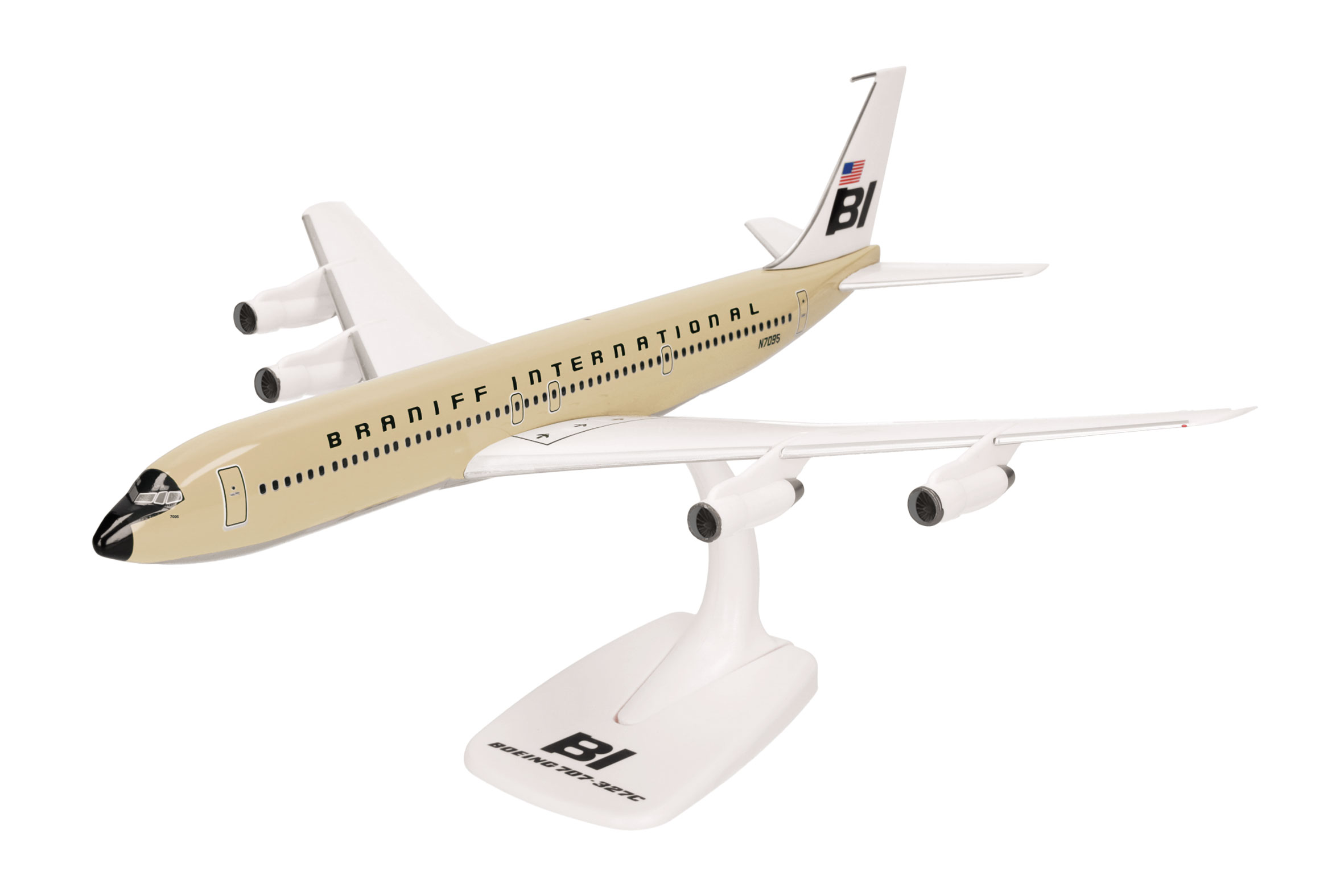 Boeing 707-320 Braniff beige 