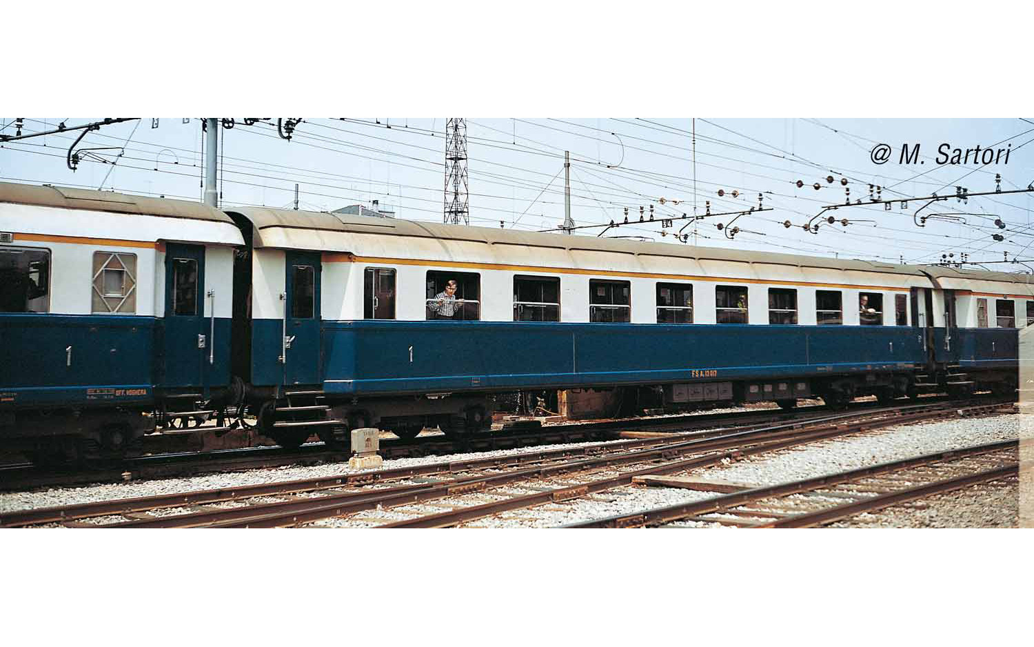 FS Reisezugwagenset 4tlg. Ep.III "Treno Azzurro"