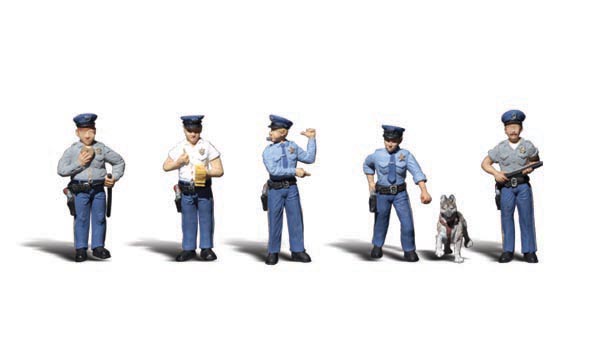 N Policemen - Figuren Polizisten