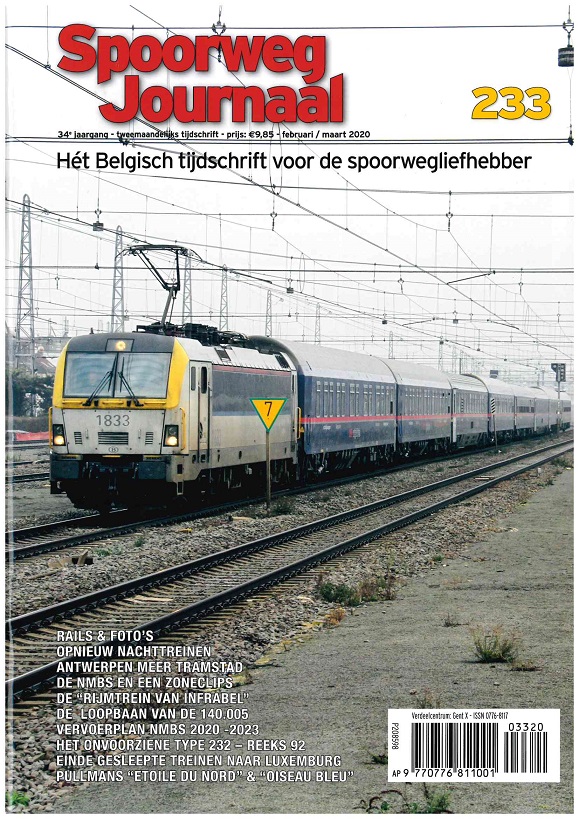 Spoorweg Journal 233 niederländische/flämische Ausgabe