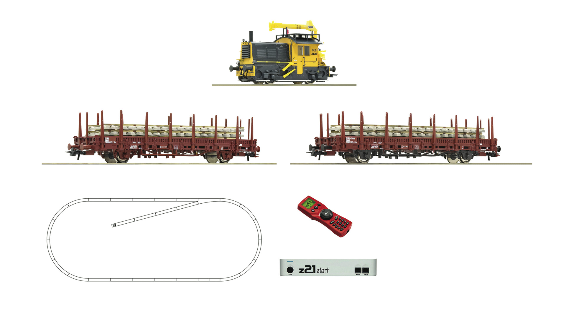 z21 Startset NS Diesellok Sik + 2 Güterwagen