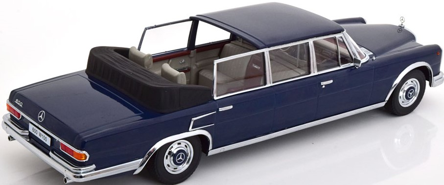 MB 600 Landaulet 1964 blau Baureihe W100 1:18