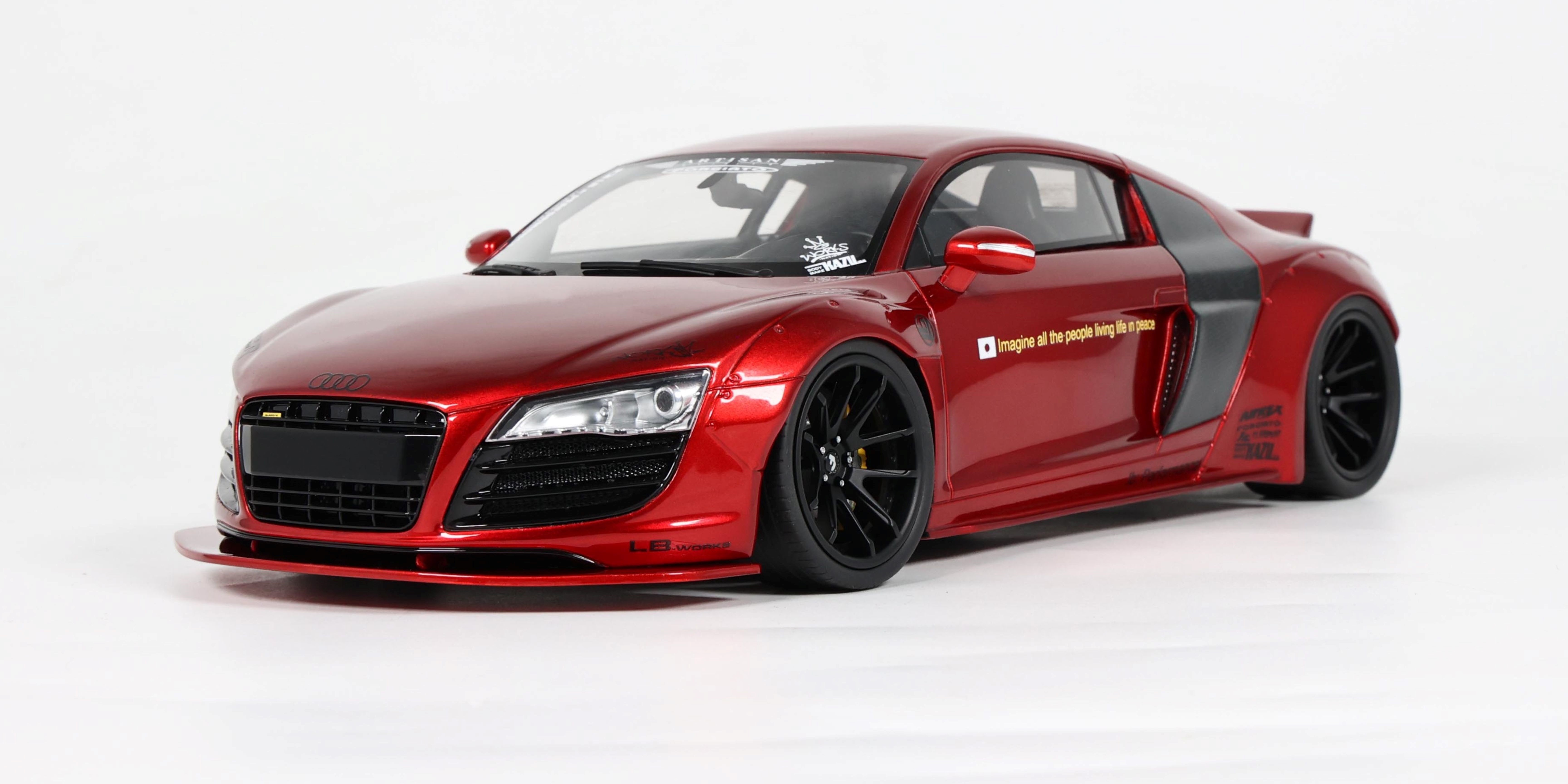 Audi R8 LB-Works candy red 1:18
