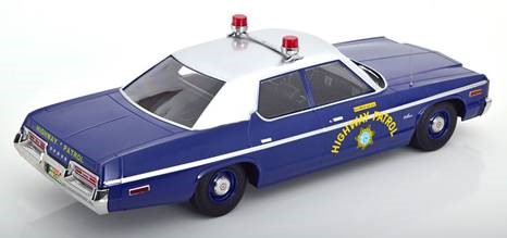 Dodge Monaco Nevada Highway Patrol 1974 blau 1:18
