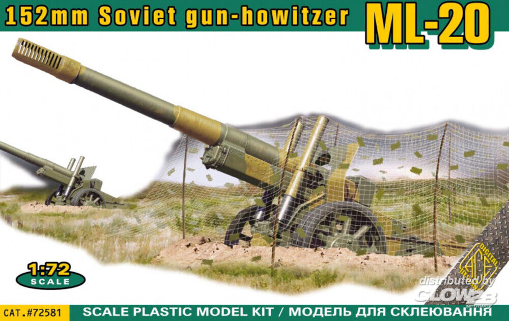 ACE 1:72 ML-20 Sovjet 152mm Gun-Howitzer